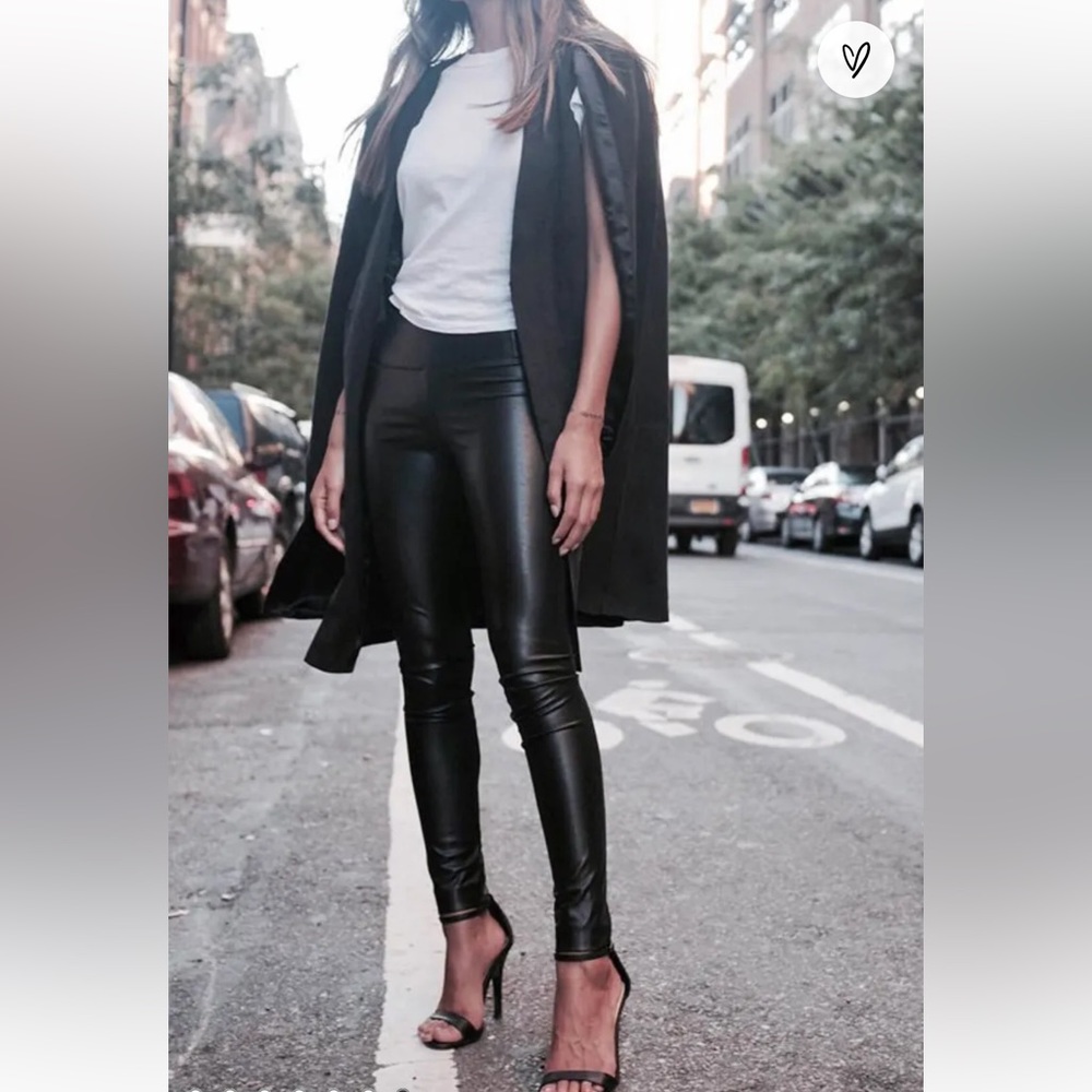 Mink Pink Girl Boss Washed Black Cape